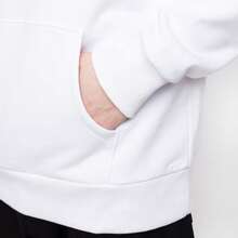 The North Face Mens Reglan Red Box Hoodie Overhead Hooded Sweatshirt - White - View 4