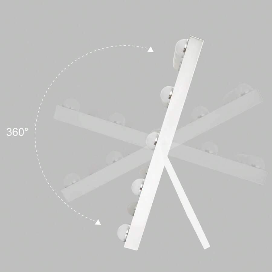 Vanity Mirror With Lights 12 Bulbs Makeup Mirror With USB Charging