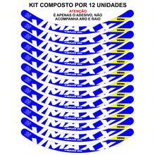 Kit 12 Stickers Vmaxx Wheel Bike Vzan 2023 Disc Brake Bicycle Cycling Rim 26 29 Blue - Một cỡ - Xem 2