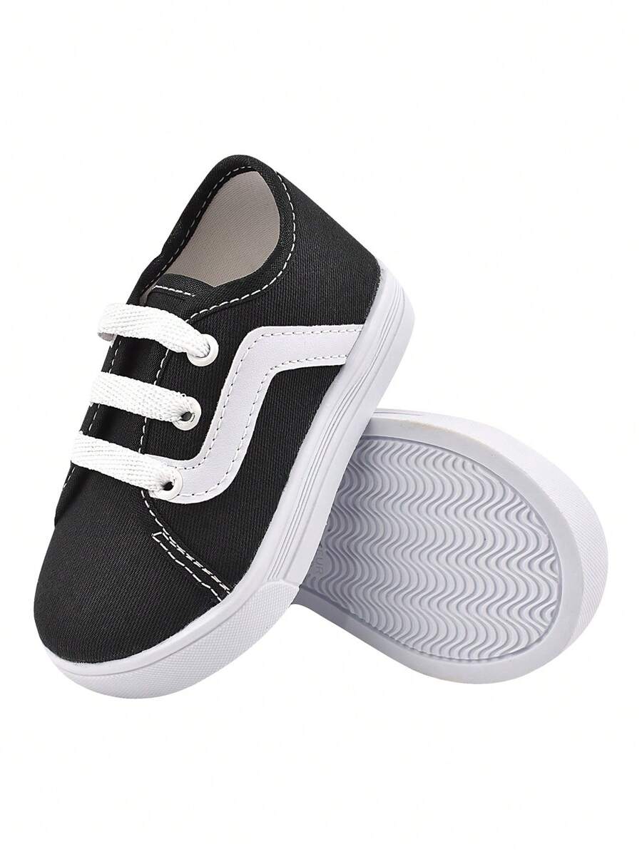 Baby Sneakers Children's Shoes Non-Slip Footwear Comfortable Fashion Anti-Allergic - 黑色 - 查看 1