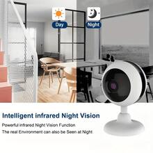 Hd Camera Wifi Home Night Vision Two-Way Intercom Wireless Monitoring Security IP Camera Two-Way Voice Intercom Smart Camera Baby Surveillance Camera - Multicolor - View 6
