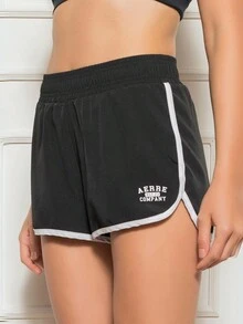 Women's Gym Shorts Kit 2 Loose Fitness Fashion Casual Workout Walking Running Yoga Workout Fitness Fit Running High Waist - 粉紅色,紅色和海軍藍 - 查看 2