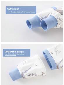 1.0 TOG 儿童双层针织分腿睡袋男女宝宝可拆卸袖可爱汽车印花睡袋连体睡衣 - 彩色 - 查看 7