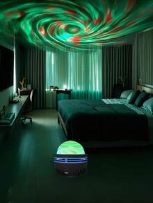 1 件装 LED 灯室内氛围灯，创意家居装饰小夜灯，星空夜灯，卧室，客厅，游戏室，睡眠伴侣夜灯，美妙氛围灯，可作为礼物，节日礼物，圣诞礼物，万圣节礼物 - 星璇 - 查看 3