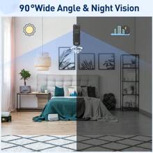 L7 Portable Small Body Camera 1080P With Night Vision And Motion Detection Wearable - Black - View 4