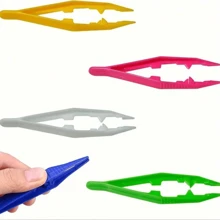 5 Colori Pinzette In Plastica Per Perline Fai Da Te E Perline Termosaldate[Colore Casuale]