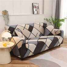1 件弹力沙发套，涤纶纤维沙发套，针织天鹅绒，四季使用