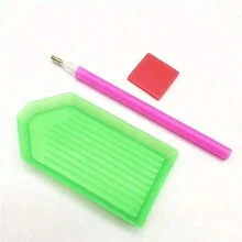 MIN ISO No use 圣诞钻石画艺术套装成人圣诞老人钻石艺术雪人初学者全钻圆形宝石艺术画工艺品家居墙面装饰礼物 - 香檳色 - 查看 7