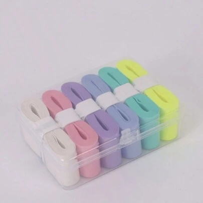 2024 New Multi-Color Badminton Racket Handle Strap, Milk Glue Handle Strap, Sweatband, Flat Anti Slip Shock-Absorbing Handle, Winding Strap