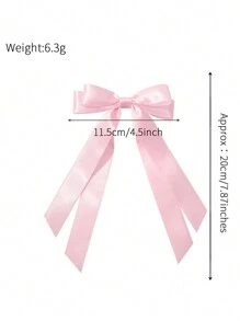 1 chiếc nơ ruy băng thủ công in chữ tùy chỉnh Phụ kiện tóc, Thích hợp sử dụng hàng ngày, Phụ kiện tóc cưới, Màu sắc tươi sáng mùa xuân hè - Nhiều màu - Xem 5