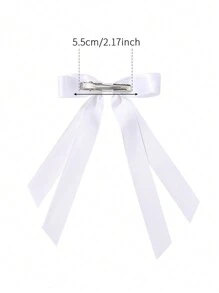 1 chiếc nơ ruy băng thủ công in chữ tùy chỉnh Phụ kiện tóc, Thích hợp sử dụng hàng ngày, Phụ kiện tóc cưới, Màu sắc tươi sáng mùa xuân hè - Nhiều màu - Xem 6