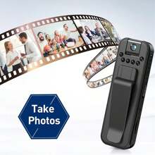 L7 Portable Small Body Camera 1080P With Night Vision And Motion Detection Wearable - Black - View 7