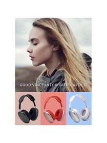 Wireless Bluetooth Headphone Stereo HiFi Super Bass Qualcomm Chip HD Mic P9 - trắng - Xem 2