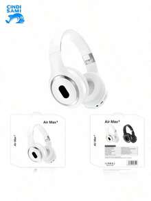 Bluetooth Wireless Headphones, Sports Style Wireless Headphones For Calls And Music - 白色 - 查看 5