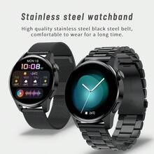 ESFOE 智能手表 260 毫安时电池 智能通话 防水 睡眠监测 跑步计时器 运动记录追踪 时尚男女手表 - 黑色 - 查看 5