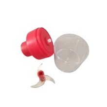 Push Food Processor 400ML Home Kitchen Utilities - Đỏ - Xem 3