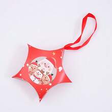 10pcs Christmas Candy Boxes, Xmas Eve Gift Packaging Star Boxes - Multicolor - View 10