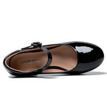 Mary Jane Shoes Women Chunky Heel Pumps Closed Round Toe Ankle Strap Block Heels Comfortable Work Wedding Dress Vintage 1920s Shoes