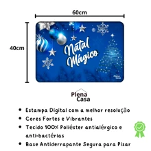 Magical Christmas Non-Slip Home Laundry Mat - 藍色 - 查看 2