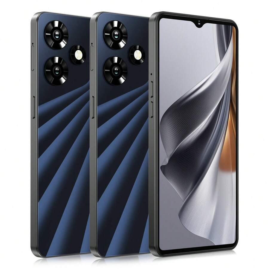 XGODY 6.6" New Unlocked 16GB Android Smartphone Mobile Smart Phone Dual SIM Quad Core - Black - View 1