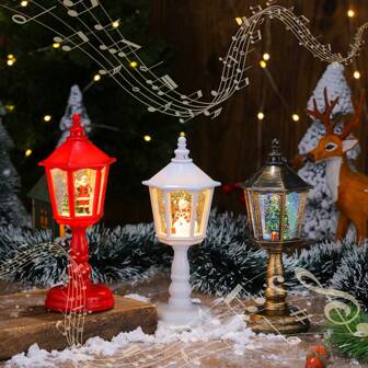 1pc Christmas Decor Illuminated Water-Filled Hexagon Tabletop Light, Christmas Ornament And Gift,Room Decor Christmas Decor Christmas Light Bedroom Decor Home Decor Party Decor Holiday Festivalchristmas Gift Thanksgiving Christmas Tree Decor Ornaments