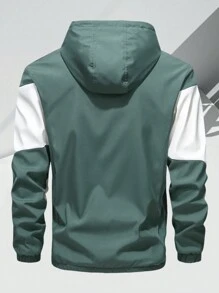 Alpha Camp 男友风男士休闲运动套装，秋季运动夹克和裤子，时尚潮流