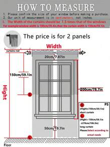 2 tấm rèm cửa voan mỏng màu trơn, tấm rèm cửa sổ bằng vải voan nhẹ có thể tháo rời cho phòng ngủ và phòng khách - màu đen - Xem 3