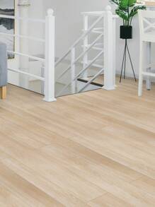 1 Roll Of Retro Thickened (Thickness/0.34mm) Beige Imitation Wood Grain Wood Texture Floor Sticker Suitable For Home Decoration, Room Background, Floor Renovation, Anti Slip Waterproof Wear-Resistant Wall Sticker Floor Sticker, Stickers, Wall Decal, Vinyl Decal For Home Decorations, Spring Decoration Items Refresh Your Home, Rama Decoration Stickers Room Decor - Multicolor - View 22