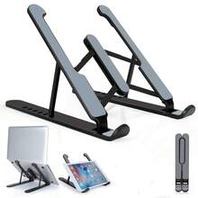Multifunctional Laptop Stand With A Desktop Elevation Bracket Design. Foldable And Adjustable In Height. Highly Portable. It Is An Ideal Choice For Office Use. - Computer Stand - View 1