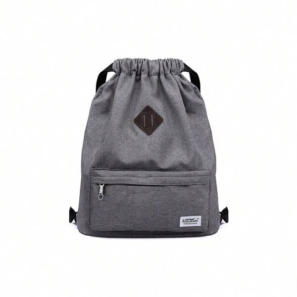 KAUKKO KAUKKO Sac à dos de sport avec cordon de serrage, sac de yoga, sac à dos à bandoulière pour homme et femme