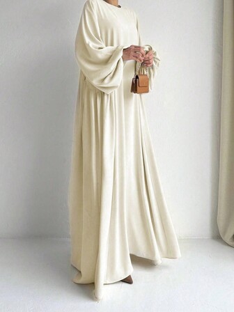 Arabisk långärmad modest dress för kvinnor