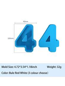 26 Letter Symbol Silicone Mold, Desktop Jewelry Candle Baking Creative Cake Mold Resin Drop Glue Mold - Multicolor - View 41