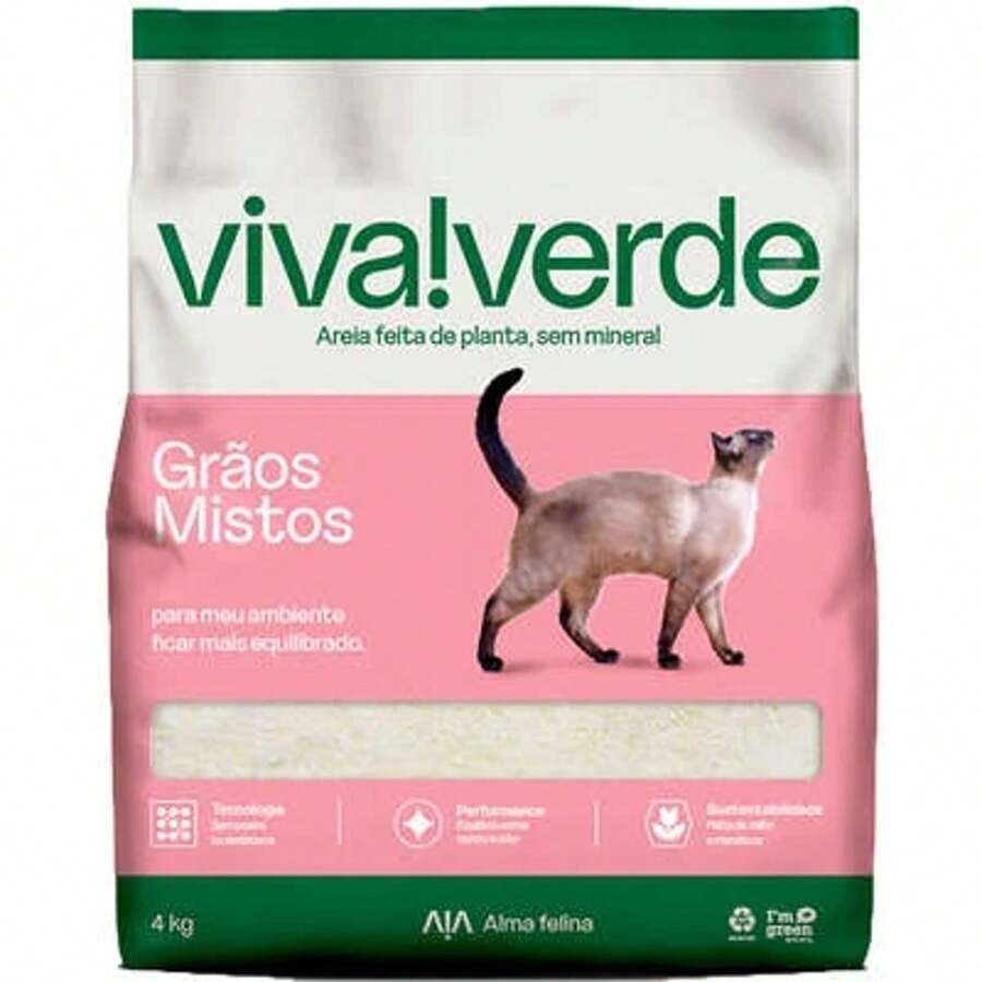 Viva Verde Litter Box 4kg Salmon Bio Coarse - White - View 1