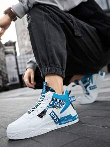 L.S.W.P 男士时尚滑板鞋，舒适防滑休闲系带运动鞋，适合户外活动，时尚中性设计 - 日蘭 - 查看 9