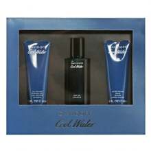 Cool Water By Davidoff 1.4 Eau De Toilette1.7 Aftershave Balm/ 1.7 Shower Gel Set - Clear - View 1
