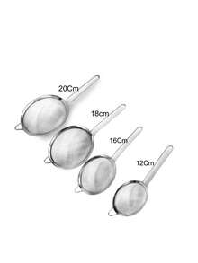 Stainless Steel Manual Strainers And Sieves Kit – 4 Sizes For Domestic Use - 彩色 - 查看 1