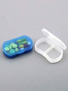 1/2/3/4pcs Portable Pill Box For Travel,Moisture Proof Pill Organizer Reusable Pill Case For Men And Women Medicine Planner Daily Pocket Case To Hold Vitamin Medicine Medication And Supplement Home Emergency Bag Medical Assistant Camping Medical Pill Container Medicine Box Plastic Containers