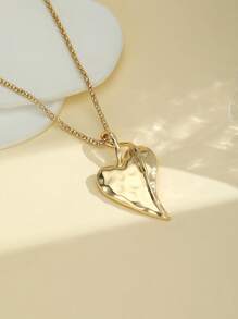 1入鋅合金8字形長項鍊,可調長度,沙金電鍍