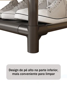 Simple Hanger, Folding Mobile Assembly, Multifunctional Floor Standing Clothes Drying Rack - Tendedero de esquina - Ver 4