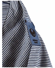 Baby Overalls And Quimby T-Shirt Set - Màu xanh lam - Xem 4