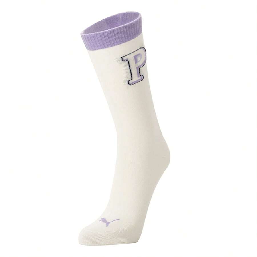 Puma Sports Socks For Men And Women, Casual Daily Wear - Mauve Purple - View 1
