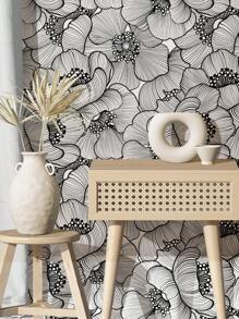 1 miếng giấy dán tường tự dính 47,24in*15,75in, họa tiết hoa văn trừu tượng vẽ tay liền mạch, miếng dán tường bằng nhựa vinyl hiện đại bóc ra và dán, miếng dán chống trầy xước dày, thích hợp cho nhà bếp, phòng tắm và trang trí nhà cửa, miếng dán cải tạo, tấm ốp tường bóc ra, giấy dán tường, giấy dán tường, vật dụng trang trí mùa xuân làm mới ngôi nhà của bạn, miếng dán trang trí Rama - Nhiều màu - Xem 4