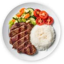 28 CM WHITE FLAT PLATE IN MELAMINE / PLASTIC - trắng - Xem 2