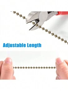 4pcs Ceiling Fan Pull Chain Ornaments Extension Chains With Decorative Light Bulb And Fan Cord, 12" Fan Pull Chain Set For Ceiling Light Lamp Fan Chain - Brown - View 5