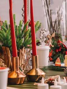 1/10/15pcs  Christmas Simulation Pine Needle Branches Christmas Tree Pine Branches Christmas Hotel Layout Home Decoration Simulation Plant Pine BranchesHome Room Office Decor, Flower Arrangements Artificial Centerpiece, Outdoor Garden Yard Decor, Wedding Birthday Bridal Shower Decor - Green - View 7