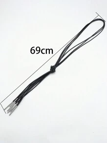 MARLIWOO 1 件新款时尚奢华设计流苏长项链，适合女士 - 彩色 - 查看 2