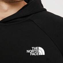 The North Face Mens Reglan Red Box Hoodie Overhead Hooded Sweatshirt - Black - View 3