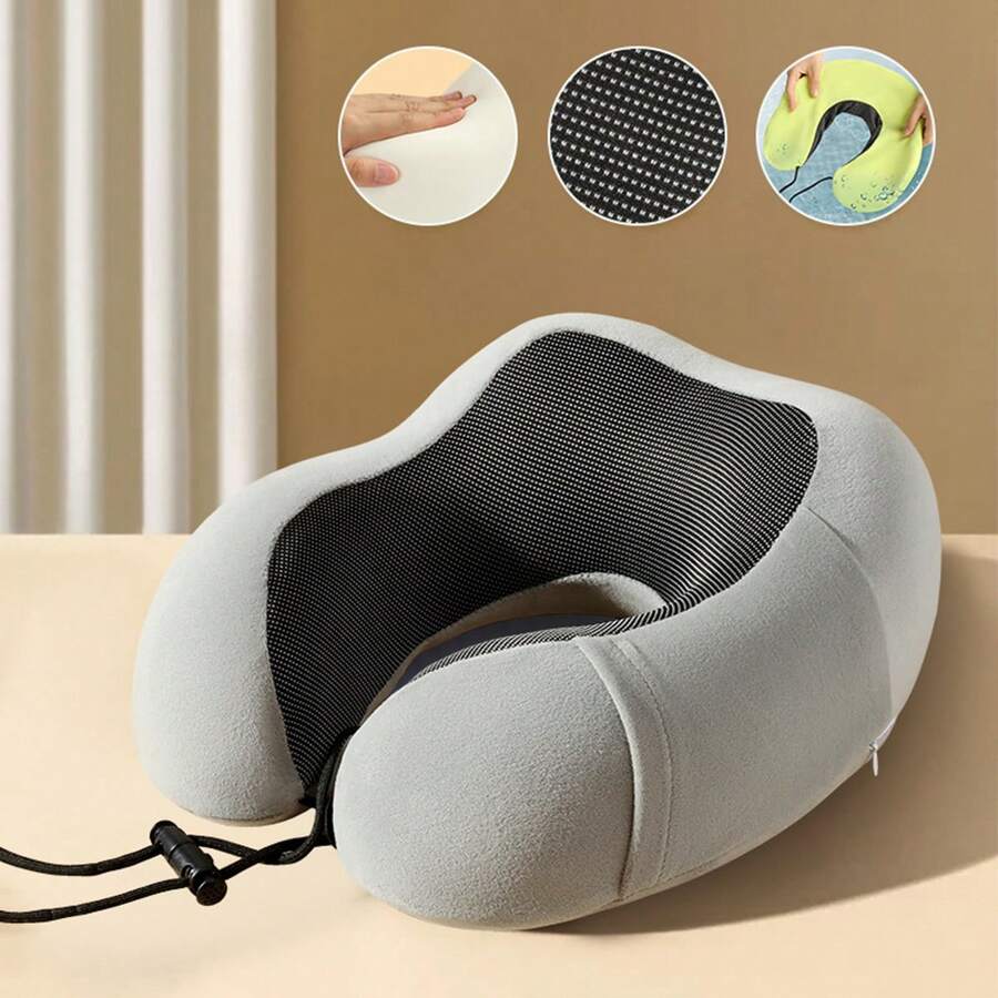 Travel Pillow For Airplane Soft & Support Travel Essentials For