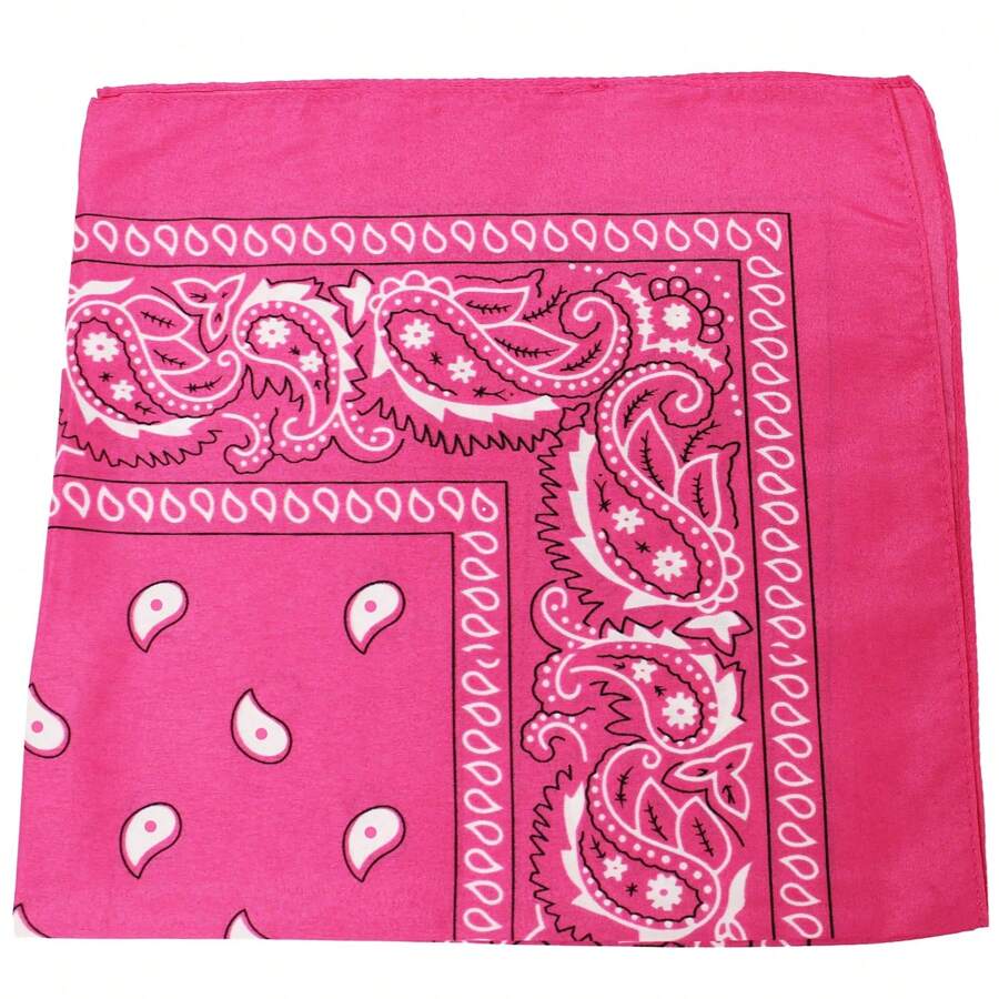Pack Of 96 Qraftsy Paisley Cotton Bandanas - Wholesale Lot