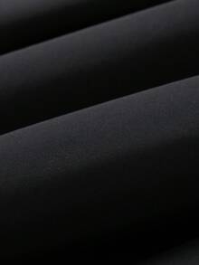 Men's Jacket, Hooded Warm Thick Jacket, Graphene Black Gold Casual Windproof Coat For Winter - Black - View 6